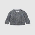 Bebe by Minihaha - Myles Cable Knitted Jumper Babies - Jumpers & Cardigans (Multi) Myles Cable Knitted Jumper - Babies