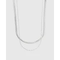 Country Road - Ana Layered Necklace - Jewellery (Silver) Ana Layered Necklace