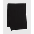 Country Road - Gcs certified Cashmere Scarf - Scarves & Gloves (Black) Gcs-certified Cashmere Scarf