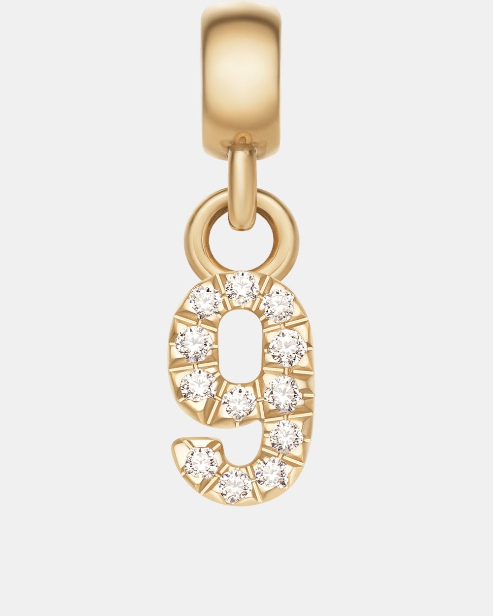 Daniel Wellington - Charm Number with Crystals 9 - Jewellery (Gold) Charm Number with Crystals 9