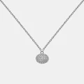 Daniel Wellington - Pavé Crystal Pendant Necklace - Jewellery (Silver) Pavé Crystal Pendant Necklace