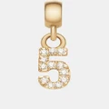 Daniel Wellington - Charm Number with Crystals 5 - Jewellery (Gold) Charm Number with Crystals 5
