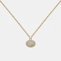 Daniel Wellington - Pavé Crystal Pendant Necklace - Jewellery (Gold) Pavé Crystal Pendant Necklace