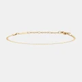 Daniel Wellington - Elan Flat Chain Bracelet - Jewellery (Gold) Elan Flat Chain Bracelet