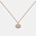 Daniel Wellington - Pavé Crystal Pendant Necklace - Jewellery (Rose Gold) Pavé Crystal Pendant Necklace