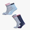 ELLE Intimates - Love Retro Knee High & Crop Socks 4 Pack - Underwear & Socks (Multi) Love Retro Knee High & Crop Socks - 4 Pack