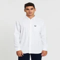 Fred Perry - Oxford Shirt - Shirts & Polos (White) Oxford Shirt