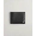 Gant - Leather Wallet - Wallets (BLACK) Leather Wallet