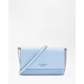 Kate Spade - Morgan Saffiano Leather Flap Chain Wallet - Bags (North Star) Morgan Saffiano Leather Flap Chain Wallet