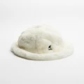 Kangol - Faux Fur Casual Hat - Hats (Cream) Faux-Fur Casual Hat