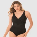 Miraclesuit Swimwear - Must Have Oceanus Underwired Shaping Swimsuit DD E Cups - One-Piece / Swimsuit (Black) Must Have Oceanus Underwired Shaping Swimsuit DD-E Cups