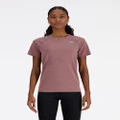 New Balance - Knit Slim T Shirt - T-Shirts & Singlets (Licorice Heather) Knit Slim T-Shirt