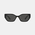 Prada - 0PR 19ZS - Sunglasses (Black) 0PR 19ZS