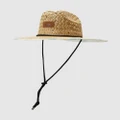 Quiksilver - Outsider Straw Lifeguard Hat - Hats (BIRCH) Outsider Straw Lifeguard Hat