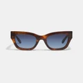 Quay Australia - By The Way - Sunglasses (Brown Tort & Navy To Blue Gradient) By The Way