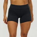 Reebok - Lux Bootie Shorts - 1/2 Tights (Black) Lux Bootie Shorts