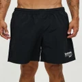 Reebok - Identity Brand Proud Training Shorts - Shorts (Black) Identity Brand Proud Training Shorts