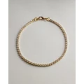 Senso - Tennis Anklet - Jewellery (Gold) Tennis Anklet