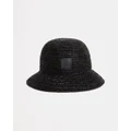 Seafolly - Atlantis Raffia Cloche Hat - Hats (Black) Atlantis Raffia Cloche Hat