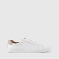 Siren - Monarch Leather Sneaker - Lifestyle Sneakers (White / Grey Leather) Monarch Leather Sneaker