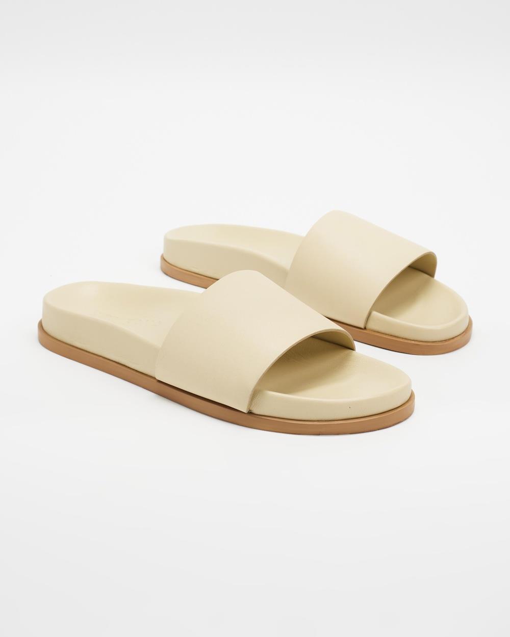 Sol Sana - Oberon Footbed Sandals - Sandals (Parchment) Oberon Footbed Sandals