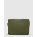 Status Anxiety - Before I Leave Laptop Case - Tech Accessories (Khaki) Before I Leave Laptop Case