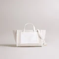Ted Baker - Aksanna Medium Canvas Tote Bag - Accessories (WHITE) Aksanna Medium Canvas Tote Bag