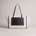 Ted Baker - Aksani Canvas Tote Bag - Accessories (BLACK) Aksani Canvas Tote Bag