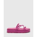 Therapy - Sliver Flatform Sandals - Sandals (Pink) Sliver Flatform Sandals