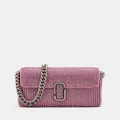 Marc Jacobs - The Rhinestone J Marc Mini Shoulder Bag - Handbags (Petal Pink) The Rhinestone J Marc Mini Shoulder Bag