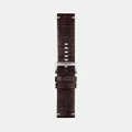 Tissot - Official Leather Strap Lugs 22mm - Watches (Brown) Official Leather Strap Lugs 22mm