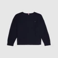 Tommy Hilfiger - Essential Sweater Teens - Jumpers & Cardigans (Desert Sky) Essential Sweater - Teens