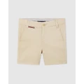 Tommy Hilfiger - 1985 Chino Shorts Kids - Chino Shorts (White Clay) 1985 Chino Shorts - Kids