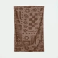 Volcom - Sculpted Terry Towel - Towels (Brown) Sculpted Terry Towel