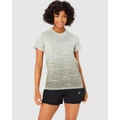 ASICS - Seamless SS Top - T-Shirts & Singlets (Mantle Green & Olive Grey) Seamless SS Top