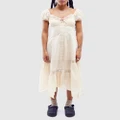 BDG By Urban Outfitters - Carmen Bohemia Midi Dress - Dresses (Cream) Carmen Bohemia Midi Dress