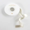 Bespoke Letterpress - Shimmer Satin Ribbon Silver 30 Meters - Home (Silver) Shimmer Satin Ribbon - Silver - 30 Meters