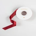 Bespoke Letterpress - Shimmer Satin Ribbon Red 30 Meters - Home (Red) Shimmer Satin Ribbon - Red - 30 Meters