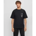 BOSS - Tessin T Shirt - T-Shirts & Singlets (Black) Tessin T-Shirt