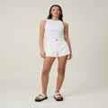 Cotton On - High Mom Denim Short - Shorts (WHITE) High Mom Denim Short