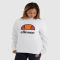 Ellesse - Corneo Sweatshirt - Sweats & Hoodies (WHITE) Corneo Sweatshirt