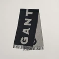 Gant - Graphic Jacquard Woven Scarf - Scarves & Gloves (BLACK) Graphic Jacquard Woven Scarf