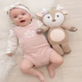 Living Textiles - Ava the Fawn Knitted Toy - Animals (Neutrals) Ava the Fawn Knitted Toy