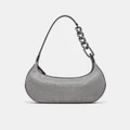 MIMCO - Metropolis Shoulder Bag - Handbags (Silver) Metropolis Shoulder Bag