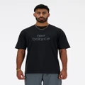 New Balance - Sport Essentials Linear T Shirt - T-Shirts & Singlets (Black) Sport Essentials Linear T-Shirt