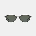 Persol - Persol PO3210S - Sunglasses (Black & Green) Persol PO3210S