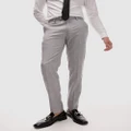 Topman - Skinny Suit Trousers - Pants (Light Grey) Skinny Suit Trousers