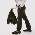 Topman - Skinny Herringbone Suit Trousers - Pants (Khaki) Skinny Herringbone Suit Trousers