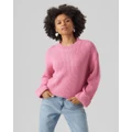 Vero Moda - Sayla Knit - Jumpers & Cardigans (Pink) Sayla Knit