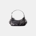 Bershka - Multi pocket Shoulder Bag - Bags (Black) Multi-pocket Shoulder Bag